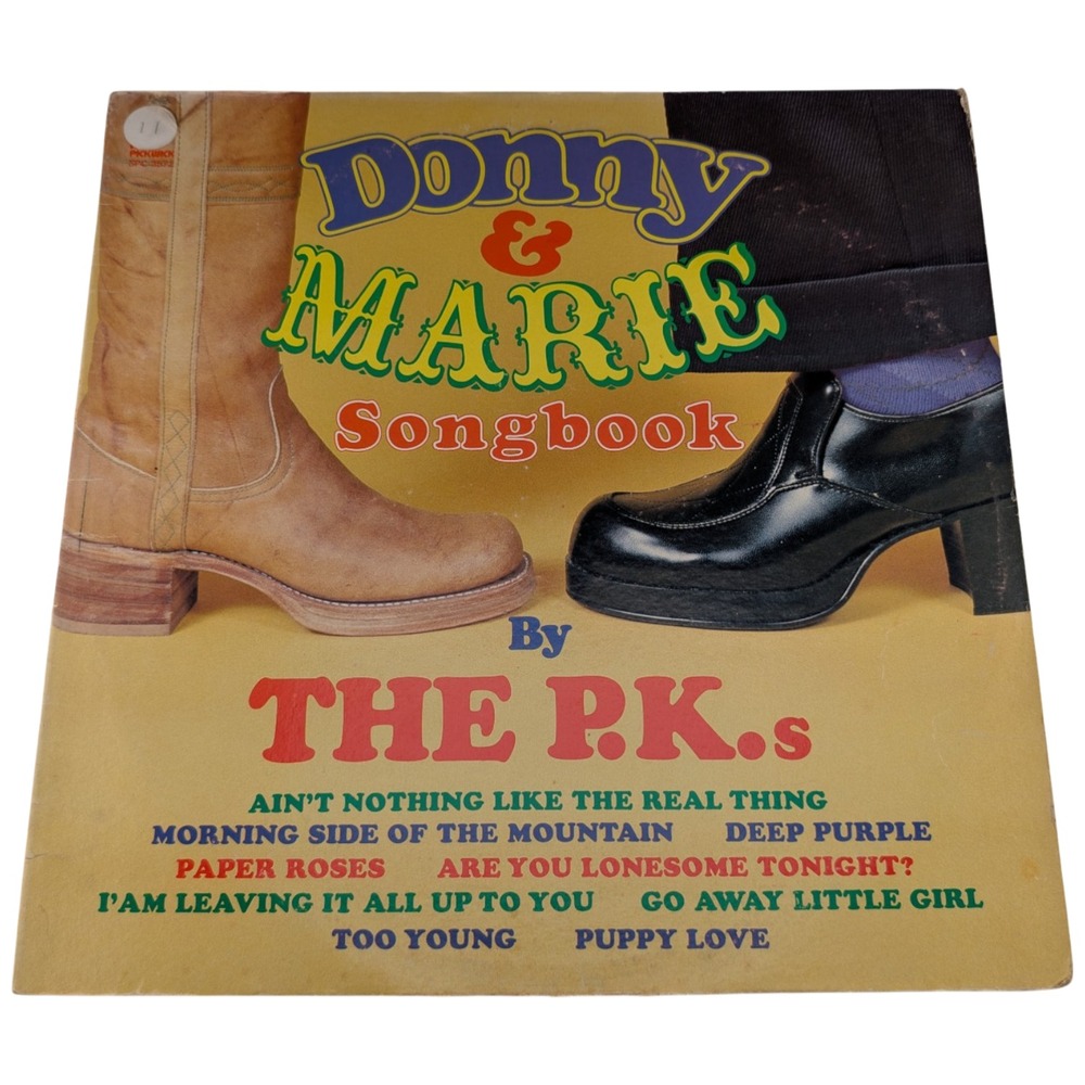 The P.K.s Donny & Marie Songbook LP 1977 Pickwick SPC-3572 EX/VG